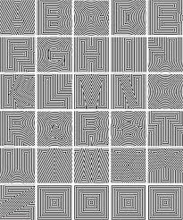 Op Art Alphabet Optical Illusions Art Op Art Art Optical