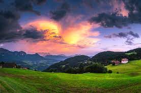 Free Photo Scenic View Of Landscape Against Cloudy Sky Landscape Valley Vacation Free Download Jooinn