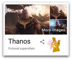 Need a hand there thanos? Thanos Will Snap Away Your Google Search Results Techcrunch