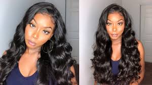 Waves with a design haircut is one way to add flair to this cool hairstyle. Perfect Body Wave Wig Wand Curls Styling Ft Westkiss Hair Youtube