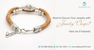 secure your jewelry with jewelry clasps