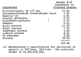 Maybe you would like to learn more about one of these? Ep0061348a1 Nitrocellulose Lacquer Composition Containing Gelatin And Acrylic Copolymers Google Patents