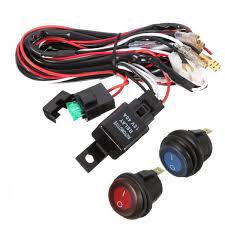 40a 12v Led Light Bar Wiring Harness Relay On Off Switch For Jeep Off Road Vehicles Atv Sale Banggood Com