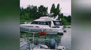 I båden ligger 2x mercruiser 4, 2 diesel, . Provtur Sunseeker Jamaican 35 2020 Youtube