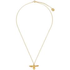 Alex Monroe Baby Bee Necklace 170 Liked On Polyvore Featuring Jewelry Necklaces Chain Necklac Bee Necklace White Gold Necklace Chain Bumble Bee Necklace