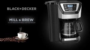 Black Decker Mill Brew Cm5000 Black Decker Cm5000bd Cafetera Con Molino Integrado Caracteristicas Youtube
