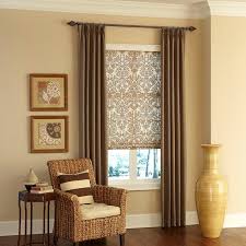 Custom Home Collection Premium Roman Shades Homedepot Com Curtains With Blinds Living Room Blinds Bedroom Blinds