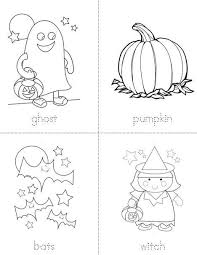 Halloween Words Mini Book Halloween Coloring Pages Halloween Words Halloween Coloring Book