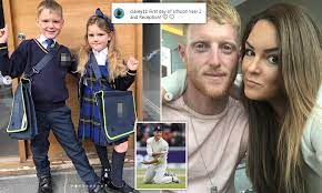Ben stokes family ben stokes parents. Ben Stokes Wife Shares Adorable Snaps Of Their Children In Their School Uniforms Daily Mail Online