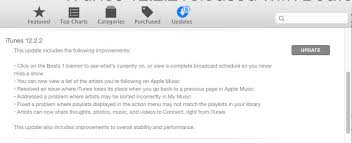 Itunes 12 2 2 Update With Bug Fixes For Apple Music Released
