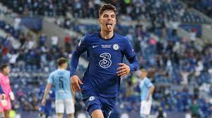 Kai havertz celebrates after scoring what turned out to be chelsea's winning goal in the champions league final against manchester city in porto. Mkpzyr9a1vqaom
