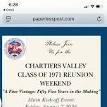 Chartiers Valley Class of 1971 Reunion Weekend
