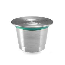 2pcs Set Nespresso Stainless Steel Refillable Reusable Coffee Capsule Modlilj Coffee Capsules Coffee Tamper Nespresso