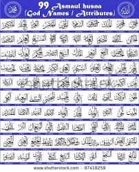 99 Attributes Names Of Allah Asmaul Husna Scalable
