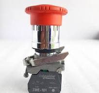 Schneider XB4-BS8445 Emergency Stop Push Button With ZBE-101 Contact Block