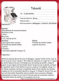 Taboule Recette Companion Recette Companion Moulinex Compagnion Recette