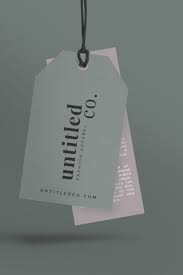 Mode Fashion Hang Tag Mock Up