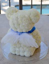 A quality teddy bear made of cotton. Flowertoy Angel Teddy Bear 0 Animal Flower Arrangements Flower Arrangements Diy Flower Toy