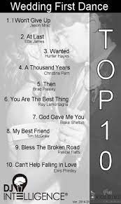 68 Trendy Wedding Songs Reception Top 10 First Dance Wedding Songs Reception Wedding First Dance Wedding Songs