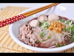 Combine 2 tablespoons juice and chicken in a bowl. Thai Food Boat Noodles With Pork Kuay Tiew Moo Nam Tok Noodle Restaurant Asian Recipes Cooking Recipes