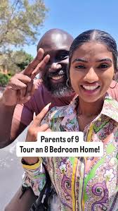 We toured an 8 bedroom house here in Las Vegas. It's so rare to get so many  bedrooms in houses these days. Thank you @six8realtor for showing us this  beautiful home! Let