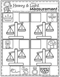Measurement Worksheets Planning Playtime Measurement Worksheets Measurement Kindergarten Kindergarten Math Worksheets