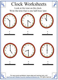 telling time worksheet elapsed time