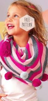 Kids Shawl Free Pattern