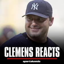 Yankees legend Roger Clemens beams...