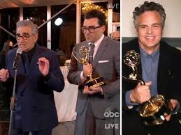 Celebrating the 'little show that could'. Mark Ruffalo Schitt S Creek Sweeps Comedy Categories At Emmys Mark Ruffalo Wins Limited Series Award For I Know This Much Is True The Economic Times
