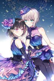 moca x ran anime character design girl bands