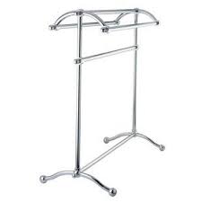 Inroom Designs Free Standing Towel Stand Wayfair Towel Rack Chrome Towel Bar Kingston Brass
