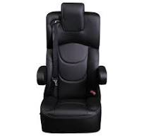 18” VIP CAPTAIN SEAT | BLACK LEATHER TOUCH