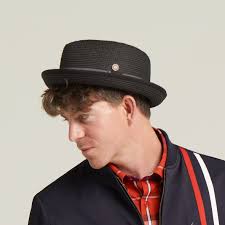 Cotton pork pie hat