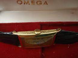 bild 3 traumhaft schone goldene omega art deco 1930 handaufzug wolle kaufen armbanduhr uhr