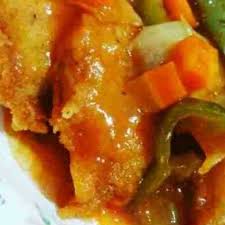 Masakan lele asam pedas telah siap untuk disajikan. Lele Asam Manis Enak