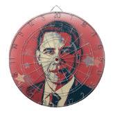 Picture of Donald Trump Dartboard With Darts
