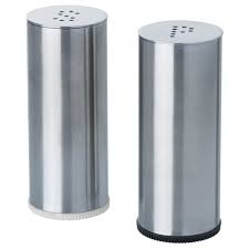 Plats Saliere Poivriere Lot De 2 Acier Inoxydable Ikea Food Storage Organization Pepper Shaker Salt Pepper Shakers