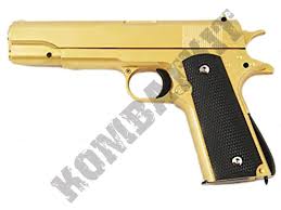But does not feel cheap. G13 Gold Bb Gun Colt 1911 Style Bb Pistol 2 Tone Metal Airsoft Guns Uk Kombatkit