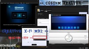 Modded realtek audio driver (with hd audio manager). How To Install Custom Realtek Hd Audio Driver And Creative X Fi On Realtek Youtube