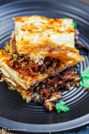 Moussaka Recipe Eggplant Casserole The Mediterranean Dish Moussaka Recipe Moussaka Favorite Casserole Recipes