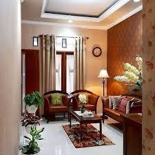 Inspirasi Ruang Tamu Coklat Yang Menawan Like Yang Setuju Taruna Home Indian Home Interior Home Room Design Home Interior Design