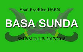 Bagaimana tidak, usbn smp baru diadakan 2 tahun terakhir di rincian soal yang bisa sobat kerjakan di artikel ini admin jadikan sama dengan apa yang akan sobat kerjakan di usbn smp/mts tahun 2021 kelak. Soal Prediksi Usbn Bahasa Sunda Smp Mts Cara Sunda