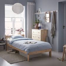 Neiden Bed Frame Pine Twin Wooden Bed Frames Bed Frame Ikea Bed