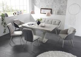 Elegante polsterbank aranel mit lehne sitzbank 160cm 180cm massivholz varianten. Sitzbank Ruckenlehne Emily Bank Esszimmer Esstisch Polsterbank Hellgrau 180cm Ebay
