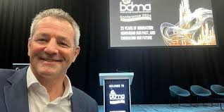 The Forshaw Group managing director takes to the stage at BDMA event