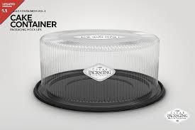 Cake Container Packaging Mockup Packaging Mockup Container Food Mockup