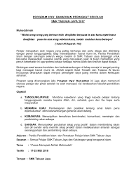 Kertas kerja ihya ramadhan ( treasure hunt ) 2011. Kertas Kerja Ihya Ramadhan Smktj