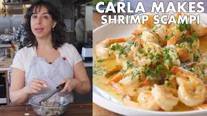 Add the shrimp and cook, stirring. Watch From The Test Kitchen Carla Makes Shrimp Scampi Bon Appetit Video Cne Bonappetit Com Bon Appetit