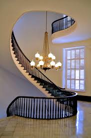 A floating spiral staircase features a central column spiral usually formed of steel and a popular option is to combine steel with an organic material such as timber. Alabama State Capitol Staircase In Montgomery Alabama Encircle Photos